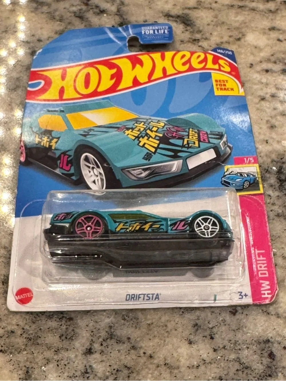 Hot Wheels Driftsta Teal Drift Car - Kids Toy Vehicle